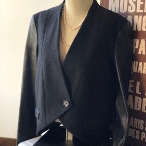 See by Chloe Lambskin & Wool Blazer